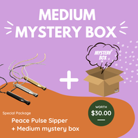 1 Free Sipper + Medium Mystery Box