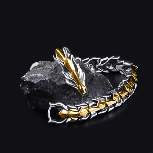 Dragon Golden+Silver Bracelet (Free Shipping)